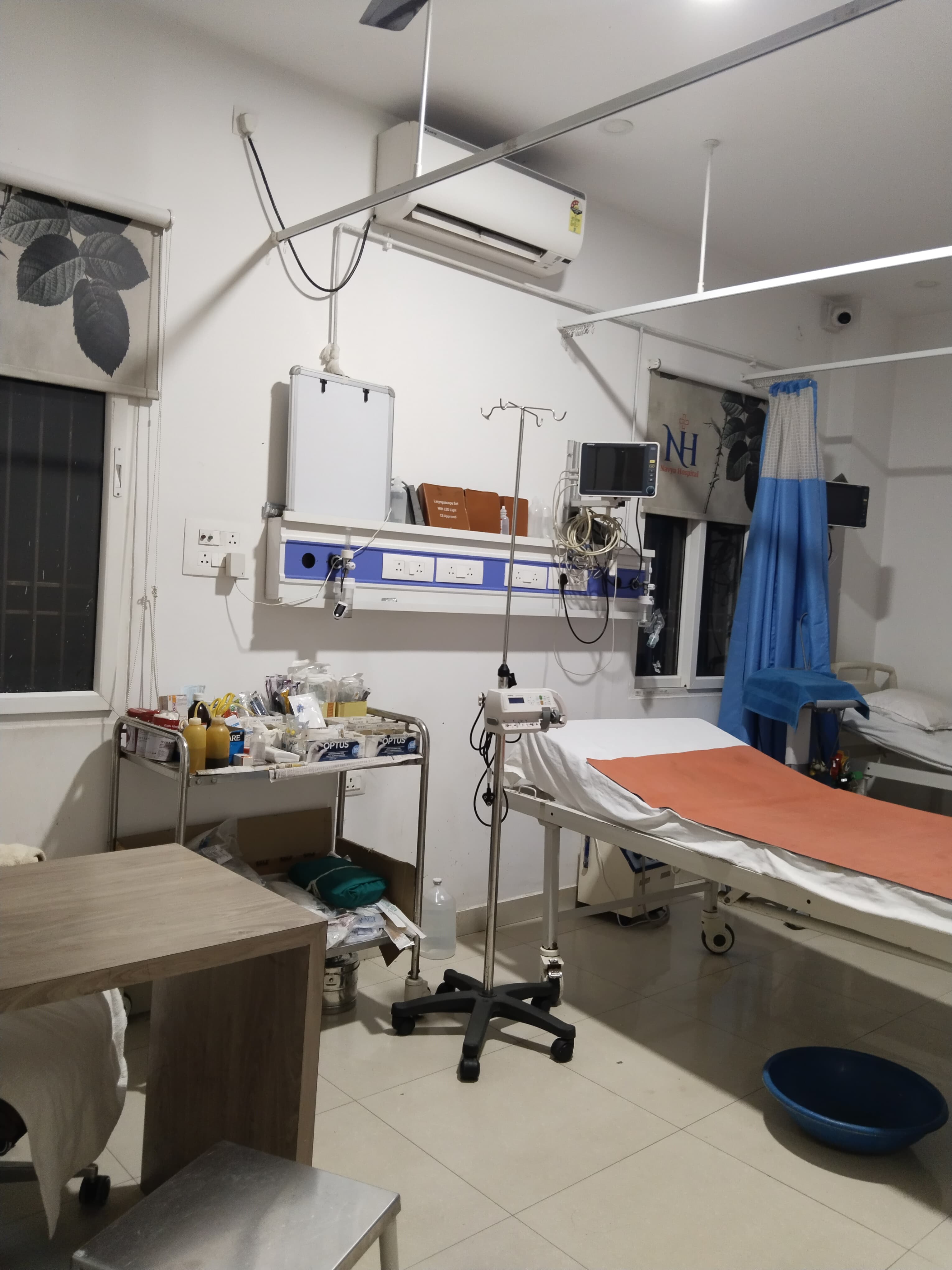 ICU and critical care room at Navya Hospital Patna with monitoring equipment